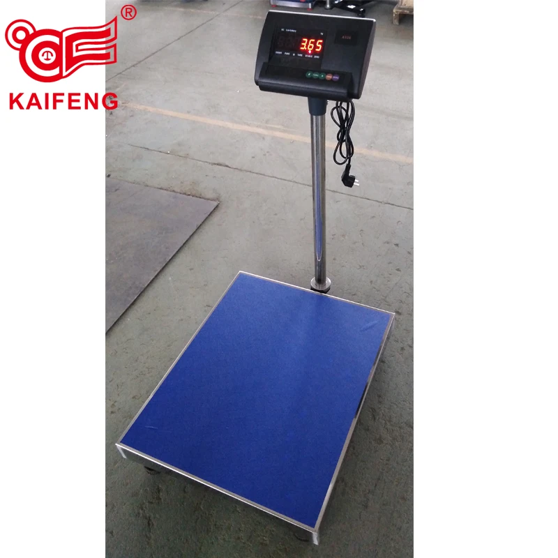 Tcs electronic platform weighing scale 60kg to 600kg with XK3190 A12E indicator