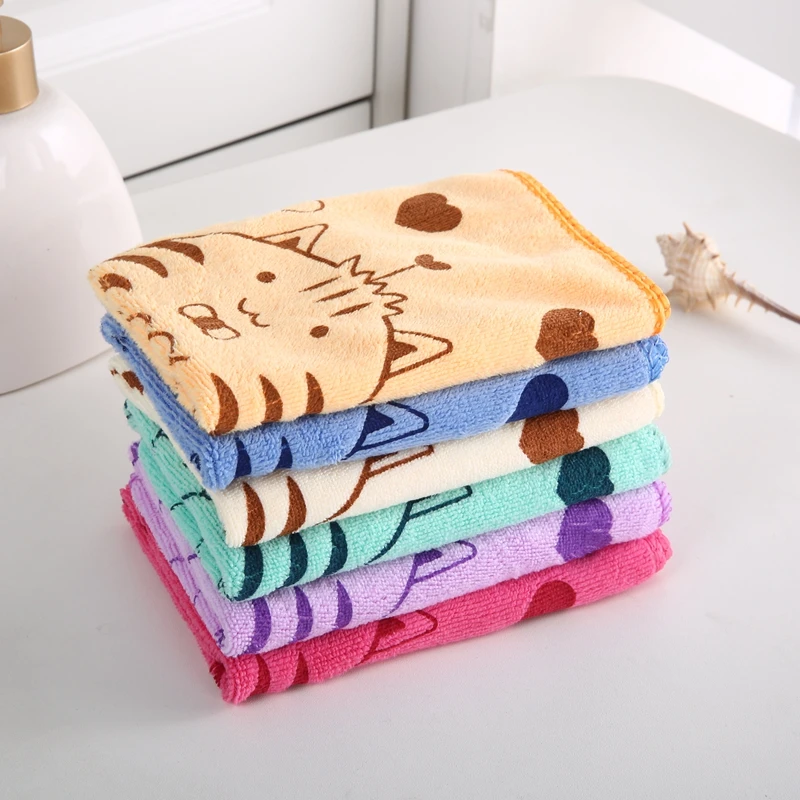 hot quick dry soft baby terry cotton face towel newborn Cotton wash cloth hand towel baby bath Handkerchief