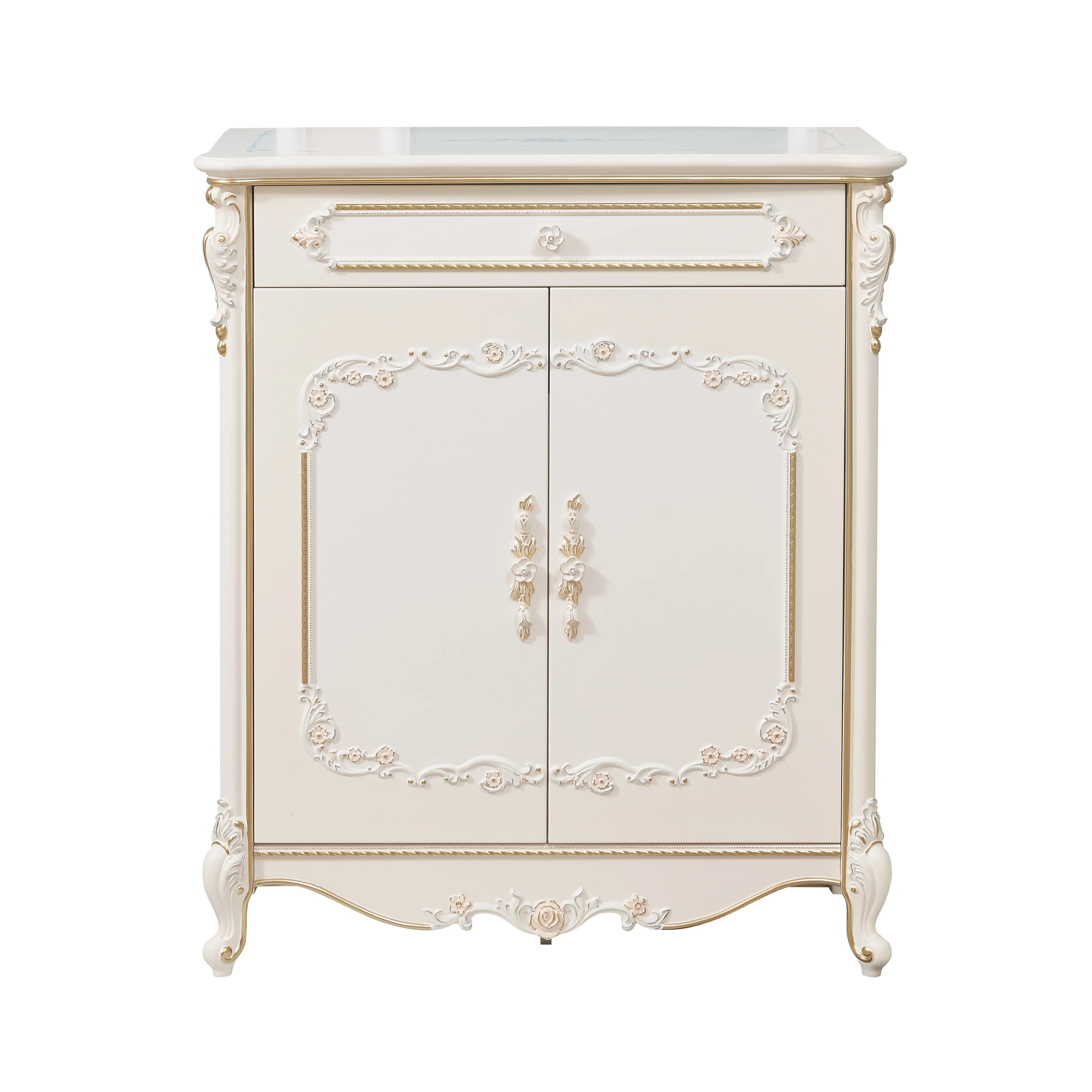  Antique Shoe Rack Cabinet Furniture Hot Selling European in China Wooden Living Room Home