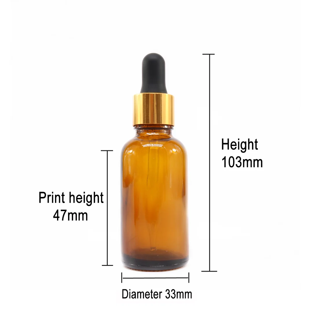 10 ml 15 ml 20 ml 30ml 50 ml 100 ml amber glass dropper bottles for essential oils