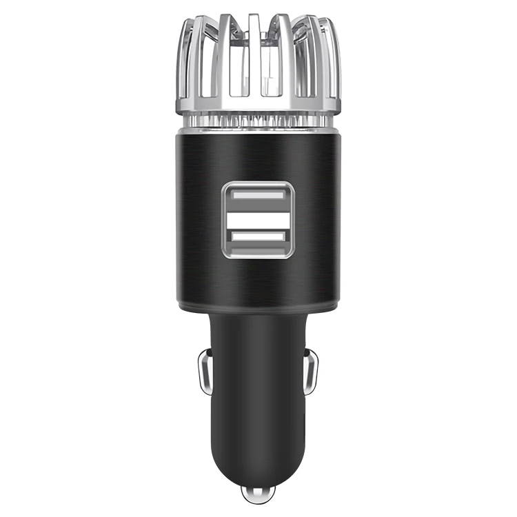 Оптовая продажа с фабрики 2021 автомобильное зарядное устройство Usb автомобильный очиститель воздуха разъемом портативный мини-очиститель для автомобиля ионизатор