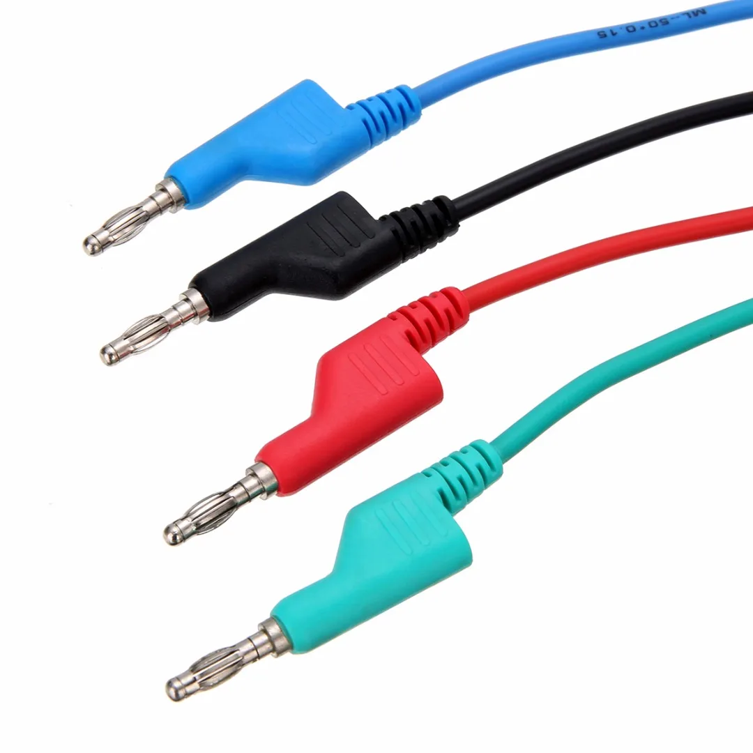 Testing lead with 4mm banana plug,stackable