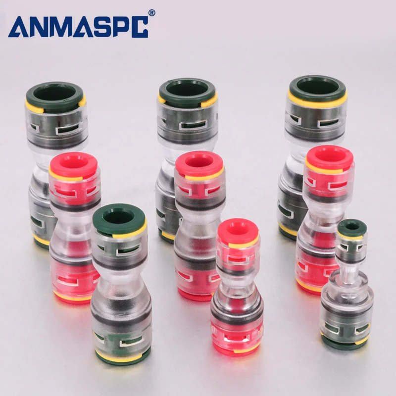 Push fit Female Reducer MicroDuct Connector (BRE5mm-to-3mm)  for direct install of  HDPE tube. Reduce the tube OD