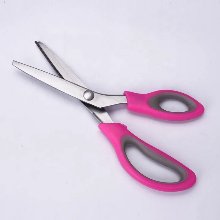 Amazon hot sale  dressmaking pinking shears Crafts Zig Zag Cut Scissors Sewing