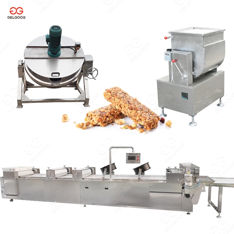 Factory Manufacturers Hot Sale Production Energy Granola Oat Cereal Bar Make Protein Bar Making Machine
