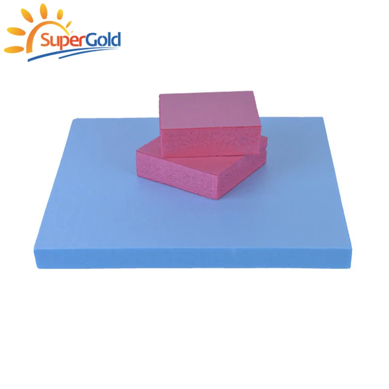 SuperGold XPS 30mm foam board polyurethane foam insulation xps foam board for water underfloor heating system