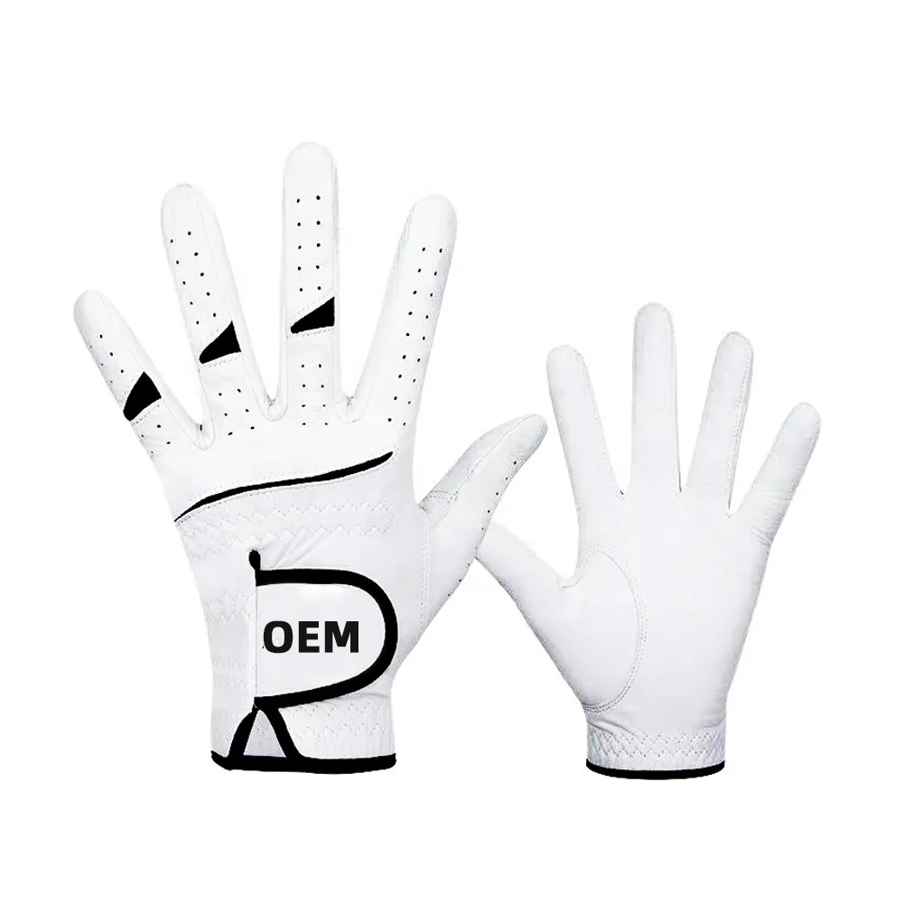 VICTGOAL OEM ODM Grip увеличивает праворукие Мужские кожаные перчатки для гольфа запатентованные мужские и женские из овечьей кожи