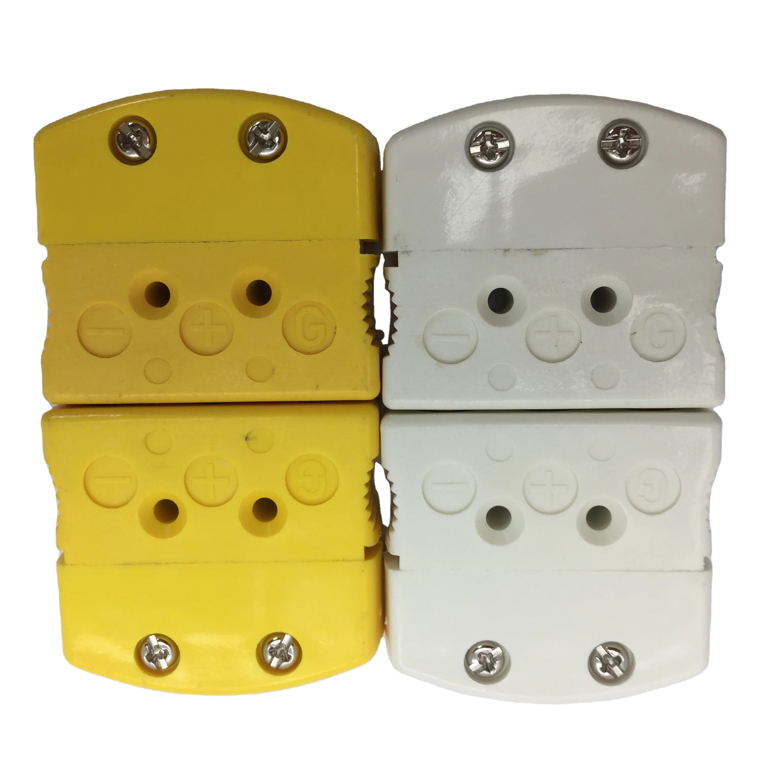 Round pins thermocouple plug socket connector Male and female plug socket connector