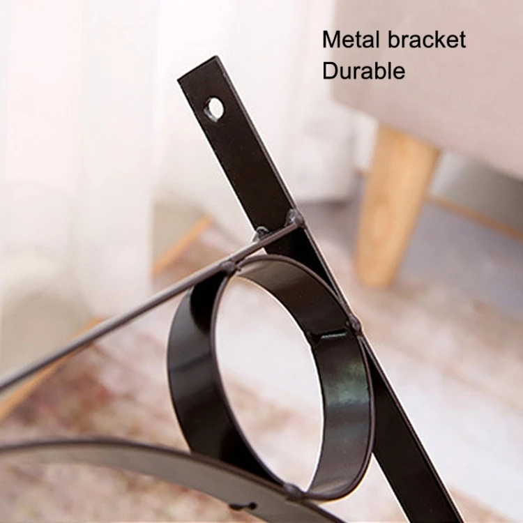 Household Iron Retro Home Wall Clock Double Side 8 inch Hanging Clock