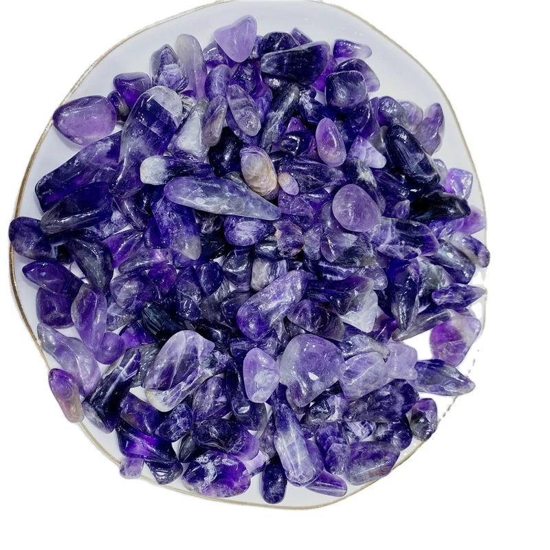 Wholesale Quartz Rough Amethyst  Natural Crystals Healing Tumbled For Home Decoration