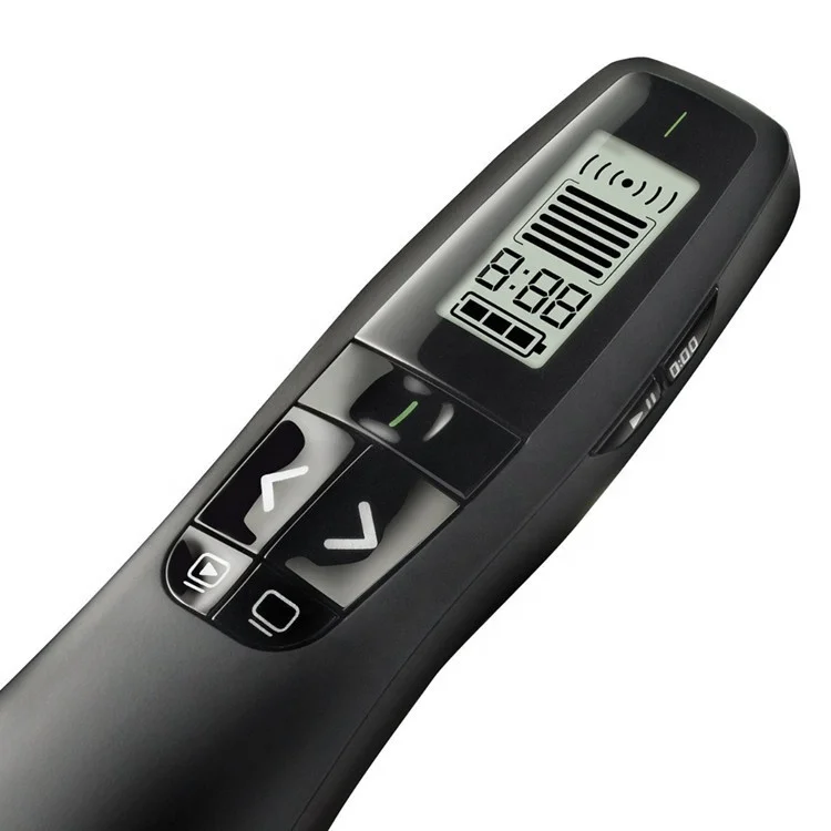 High Standard PPT Page-Turning Pen Wireless USB Presenter Electronic Green Light Laser Pen Remote Control of R800 Control