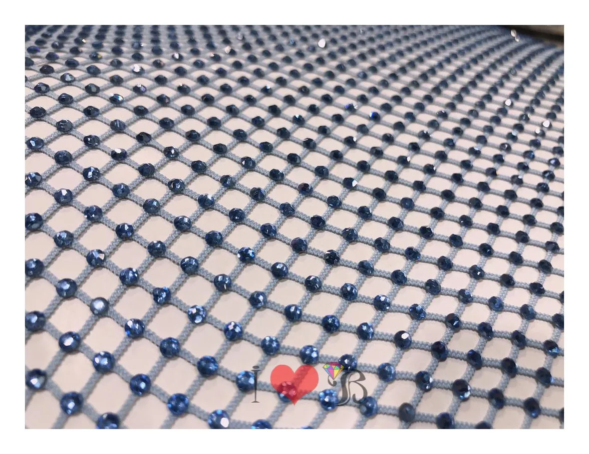 Luxury ready stock lace fabric, allure bridals off white stoned stretchy fabric