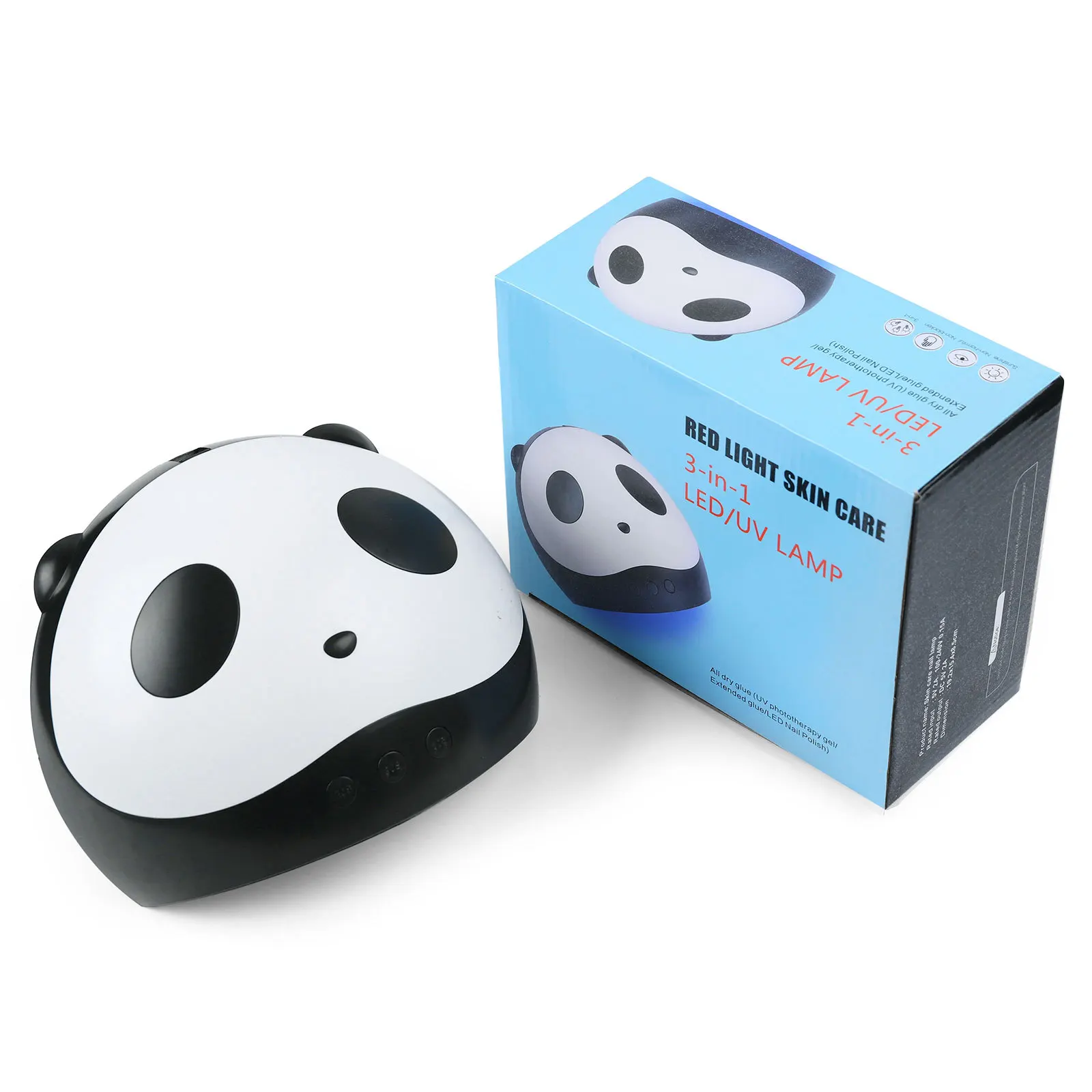 36 W Nail Art Tool DIY Salon Manicure Machine Double LED Light Source USB panda nail lamp 36w dual light