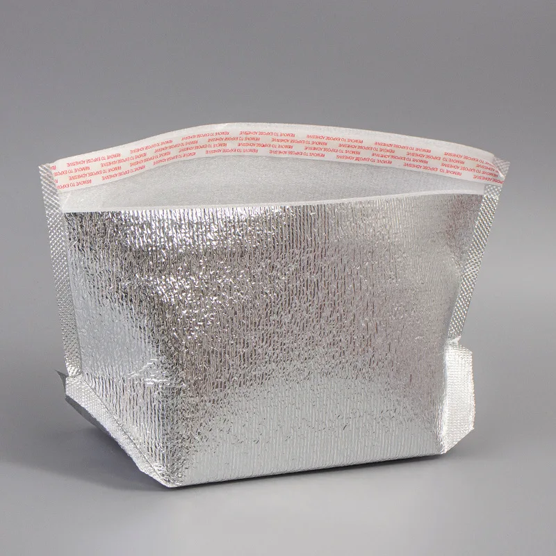 Disposable Food Storage Cooler Bags custom Portable Food thermal insulation aluminum foil foam bag for Thermal Box Liners