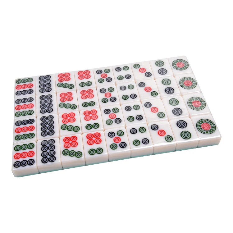 GUANQUE Chinese National Entertainment Tiles Set Melamine Large Classic