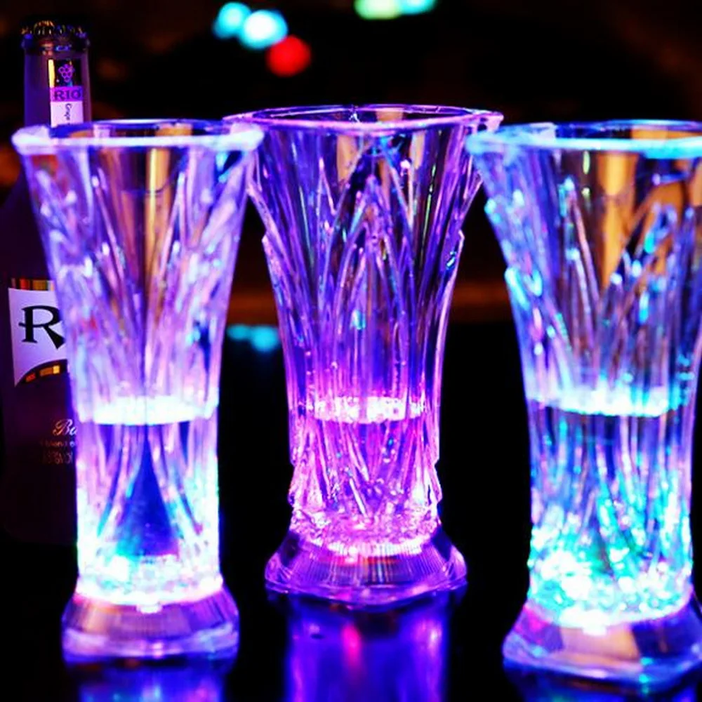 14oz led flashing mug cups promotional use drinking