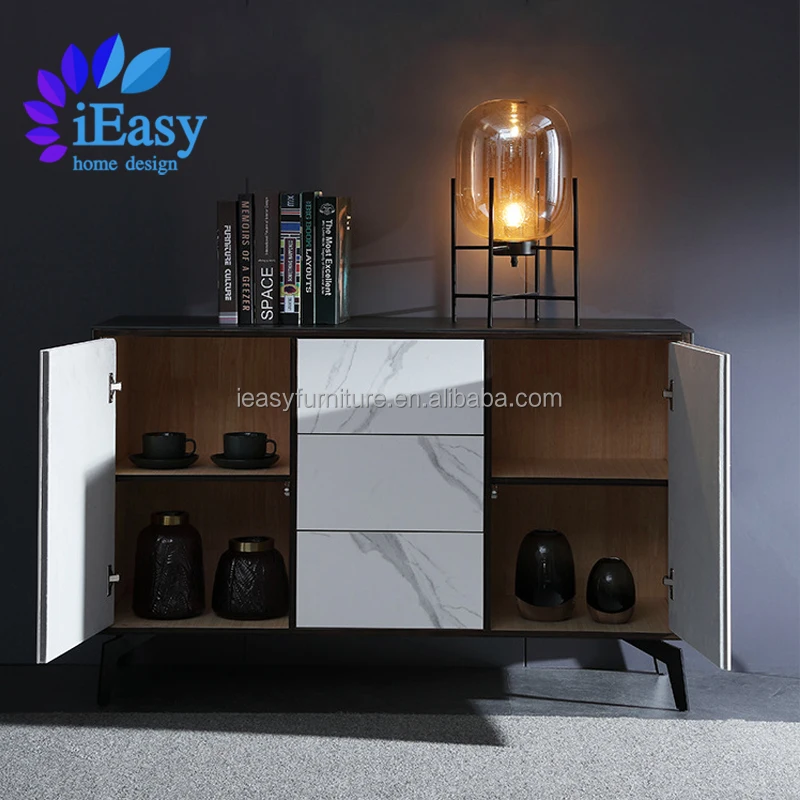 Мебель iEasy по заводской цене самый популярный в итальянском стиле сланцевый буфет для гостиной современный боковой