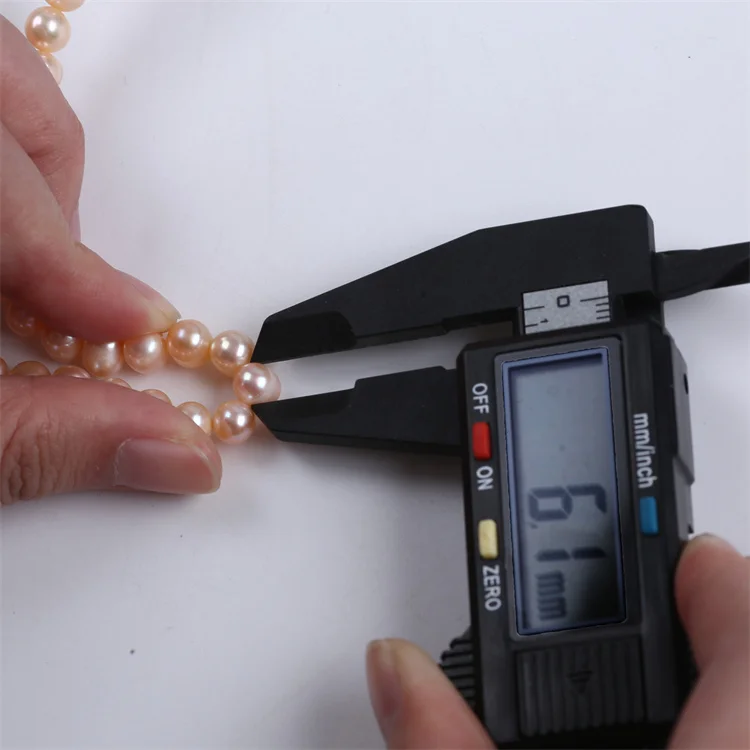 6-7mm white pink purple freshwater potato shape beads pearl strand for jewelry making