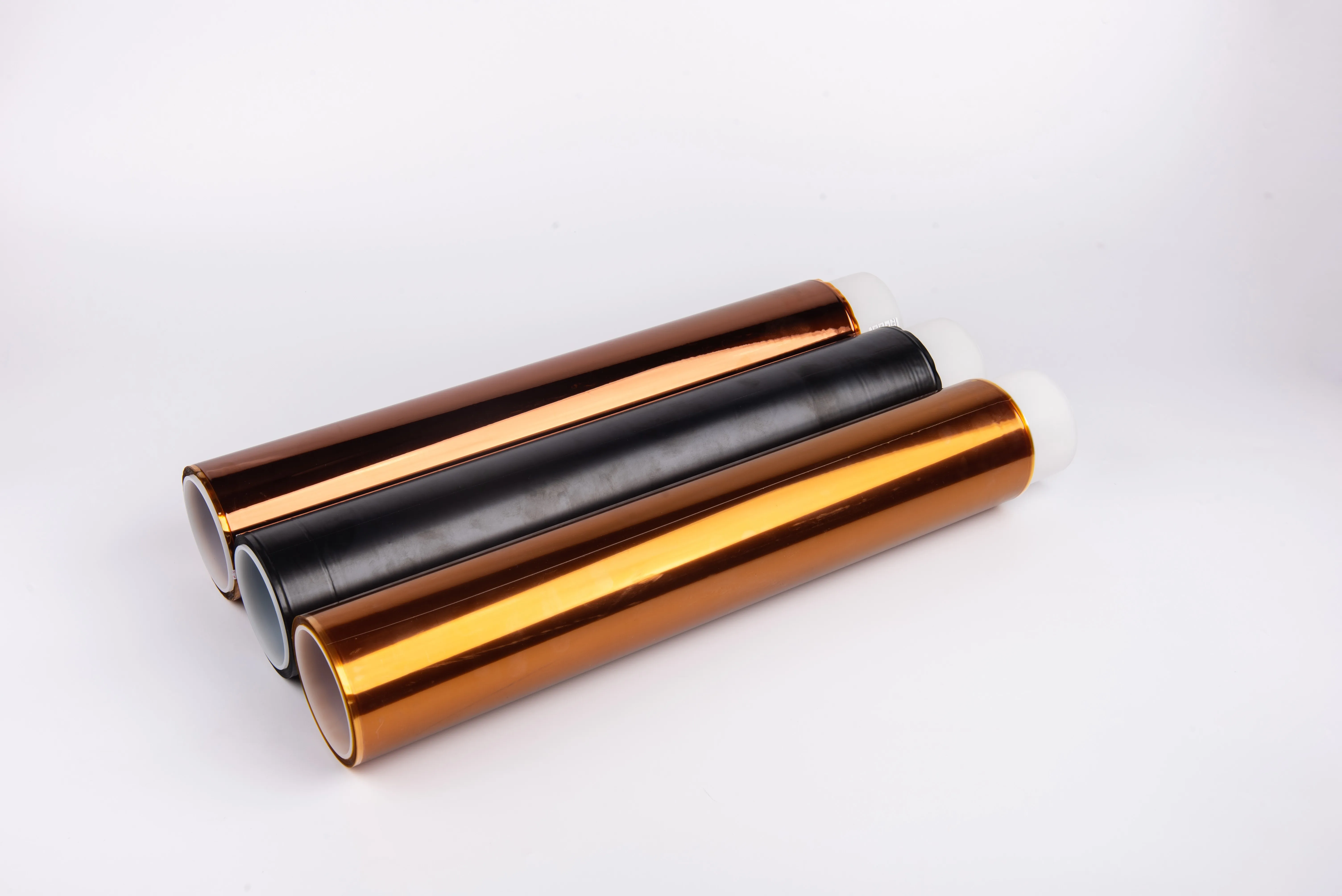 Polyimide Pi Film with Silicone Glue Kaptons Self Adhesive Tape Log Roll Jumbo Roll Factory Supplier Manufacturer