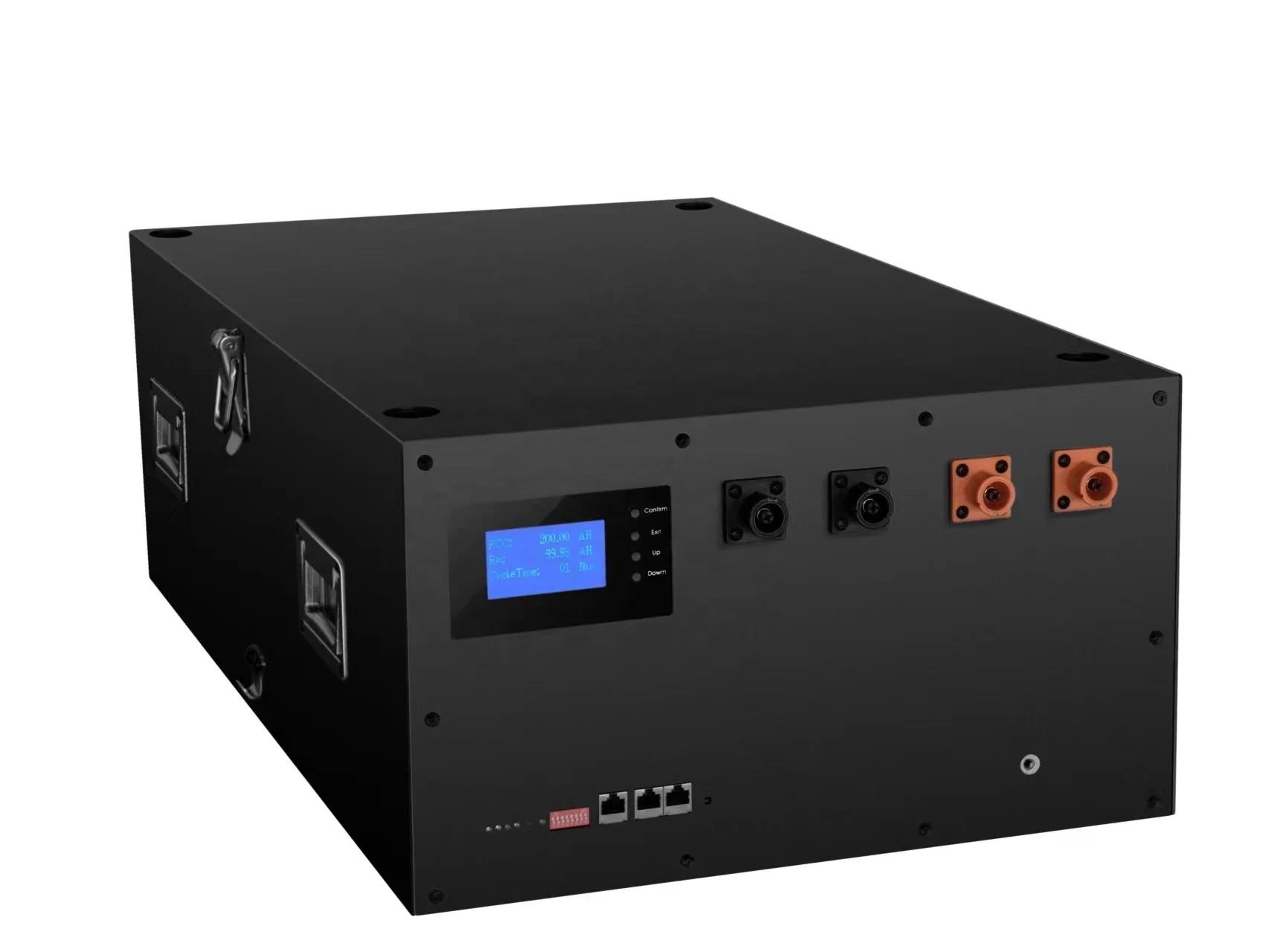 24V/48V Li-Ion Battery Box DIY Unit (for 280Ah batteries), BOX Stacking without batteries. Includes Smart BMS