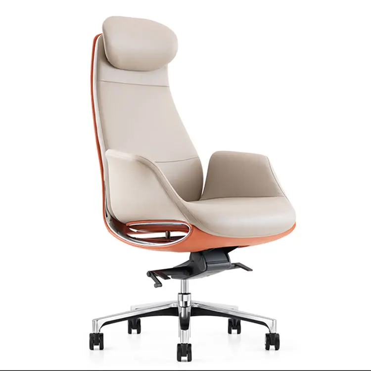 Best Quality High Back Leather Ergonomic Classic Adjustable Swivel Ergonomic Office Chair