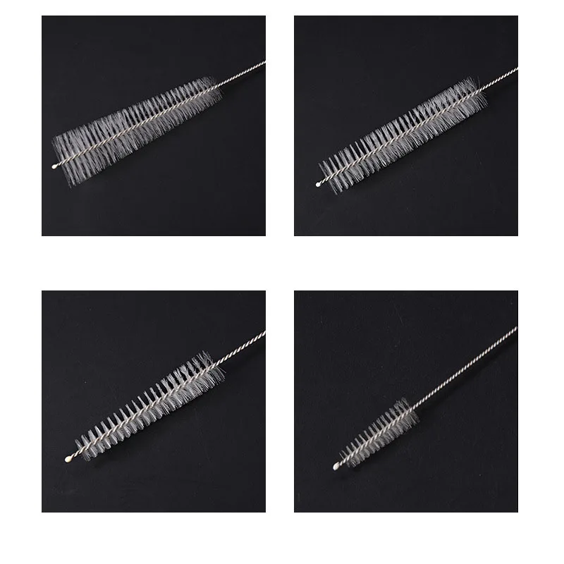 DS4032 Flexible Drain Brush Nylon Pipe Tube Cleaner for Tumbler Sippy Cup Water Bottle Stainless Steel Straw Brush Set