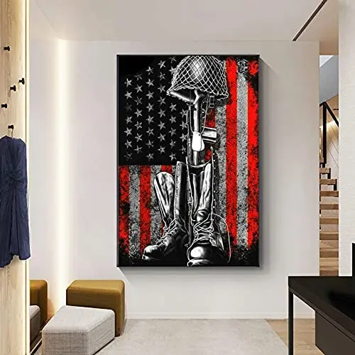 
Diamond Art Round Diamond Cross Stitch Crystal Rhinestone Embroidery Picture with Accessory Tool Room Decor Black Shoes Flag 