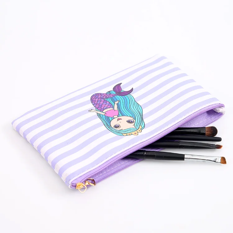 hot sale Professional Travel custom makeup bags pink promo cute  Leather  cosmetic bag