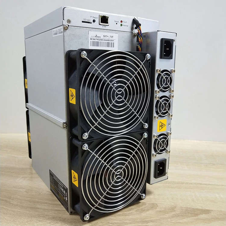 High profit new original and used second hand Aisc Blockchain Bitcoin miner 2920W 73t 73th 73th/s Bitmain Antminer S17+