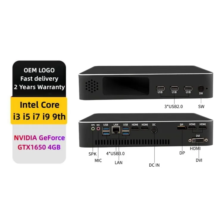 Best Desktop Office Cloud  Computer Win 10/7/xp  Mini 4G Ddr3 256G Ssd Mini PC I3-380M I5-560M CPU all in one pc desktop