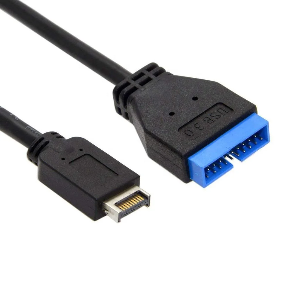 USB 3.1 Front Panel Header to USB 3.0 20Pin Header Extension Cable for ASUS Motherboard 20cm