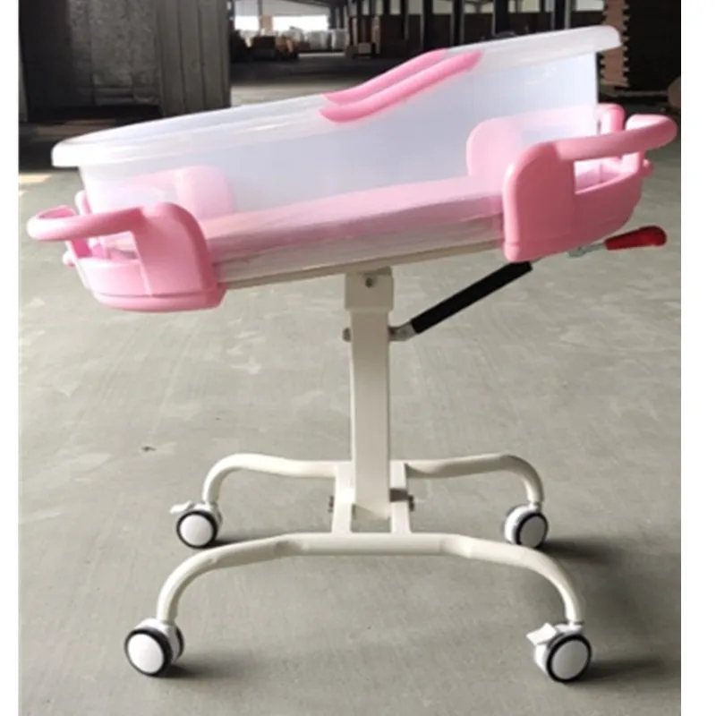 Luxury ABS Plastic Newborn Baby Bassinet Mobile Infant Bed Baby Crib Trolley on Wheels