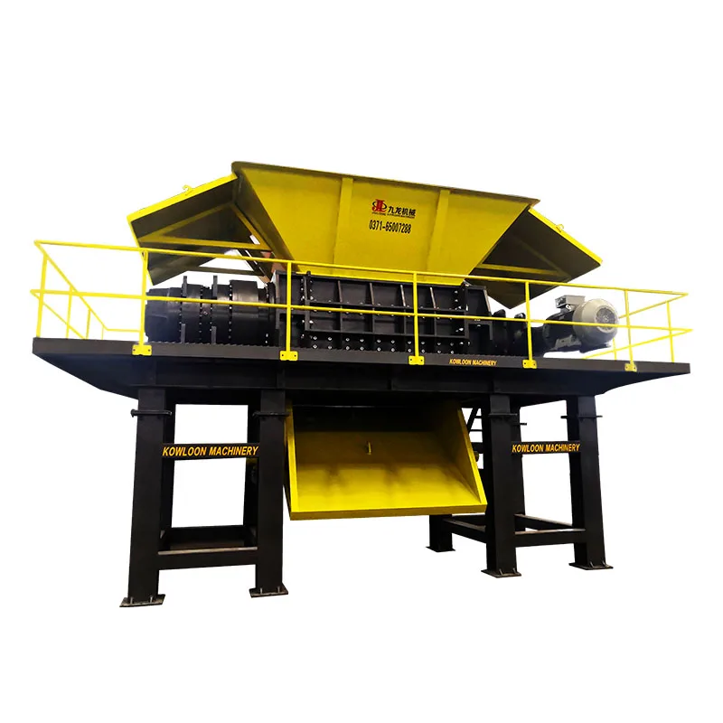 Twin shaft shredder for scrap metal/copper shredder /small industrial shredder