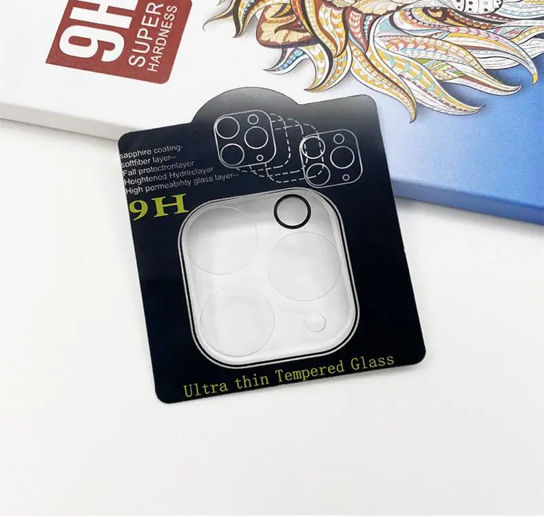 
High clear 9H 3D Explosion proof behind Camera lens tempered glass screen protector for iphone 11 