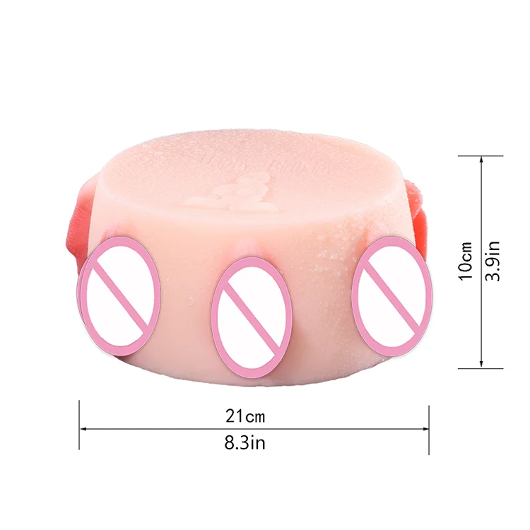 New Cake Men Silicone Masturbation Doll Sex Toys 7 Vagina Clitoris Pussy Real Experience Masturbation Cup