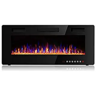 Nine Colors Kamin Elektro Fireplaces Stoves Wall Mount Fire Place Decorative Fake Flame Electric Fireplace