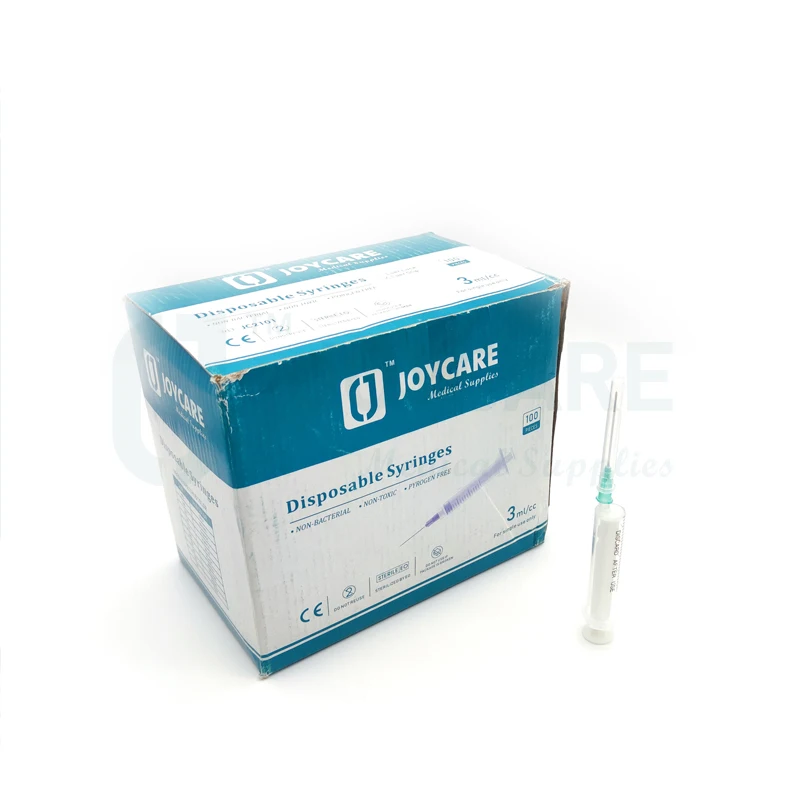 Medical CE ISO Approved 2 Parts Syringe 3cc,5cc, 10cc,20cc Disposable Plastic Two Part Syringes