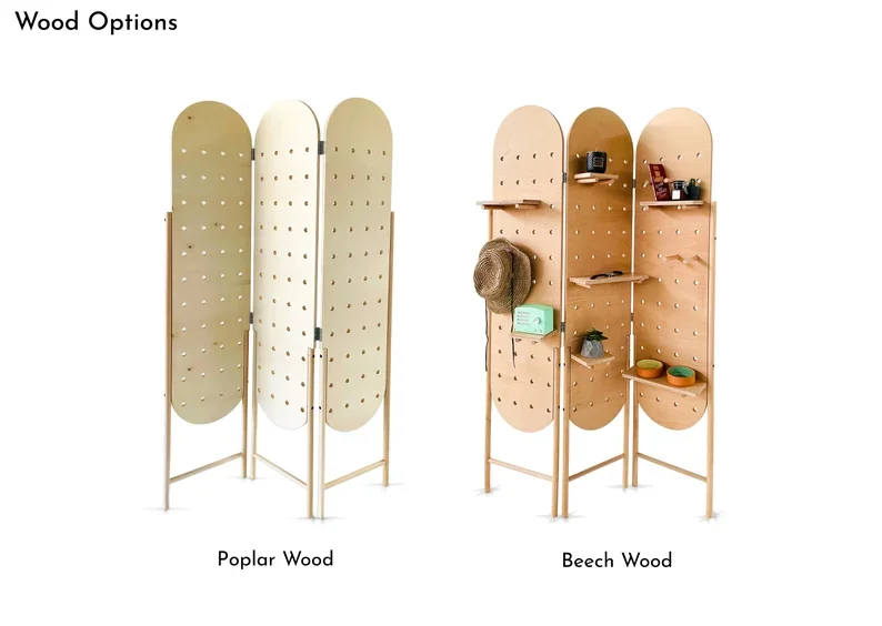 Vendor Fair Stand Pop Up Free Standing Pegboard  Wooden Plywood Pegboard