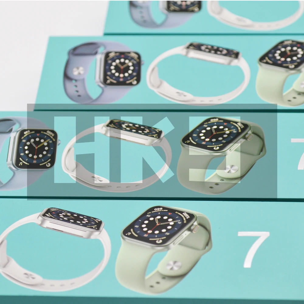 N76 IWO13 Смарт-часы серии 7 BT Поддержка звонков динамический 3D UI дисплей интеллектуальное Беспроводное зарядное устройство смарт-часы N76