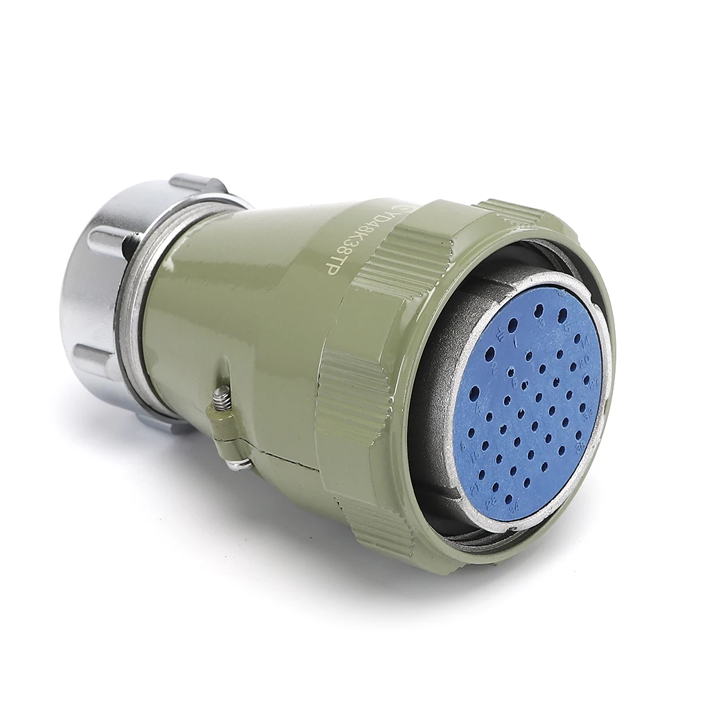 Electric Connector 2-pin Female Right Angle Plug Butt Socket Yd Aviation Connector Soldering