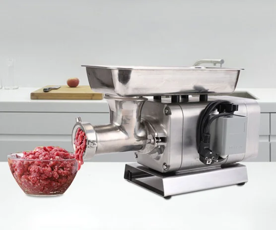Hot Selling 2200r/m Meat Grinder 1500w Commercial 160kg/h Stainless Steel Knife Mincer