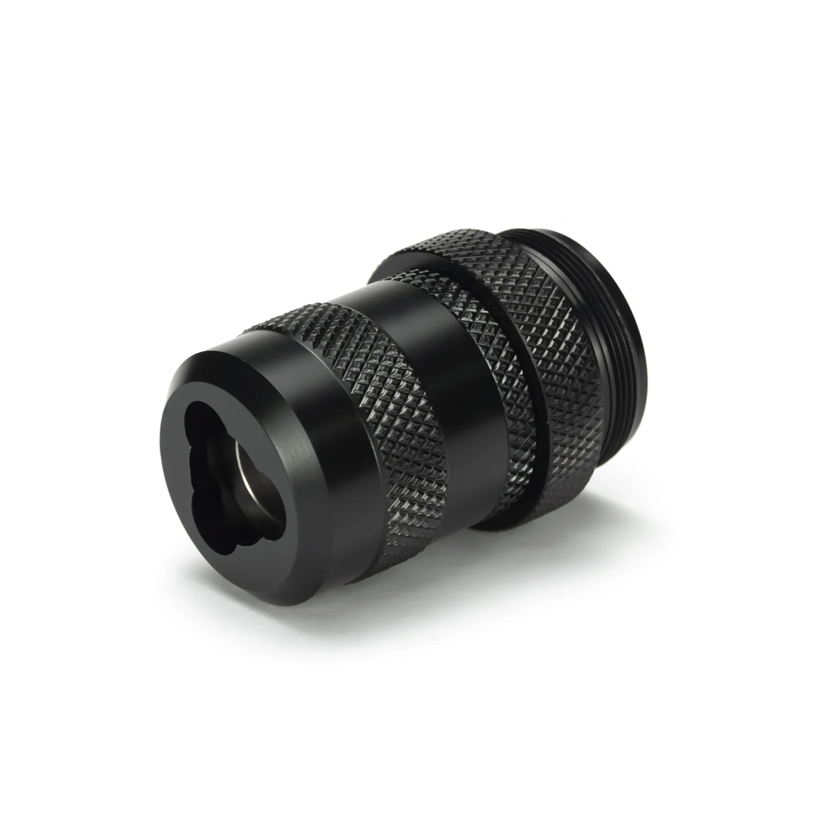 QD Adapter Trilug Mount Tri Lug Quick Detach +1-3/16x24 To 1.375x24 TPI Adapter For 1.375x24 Fuel Filter Trap