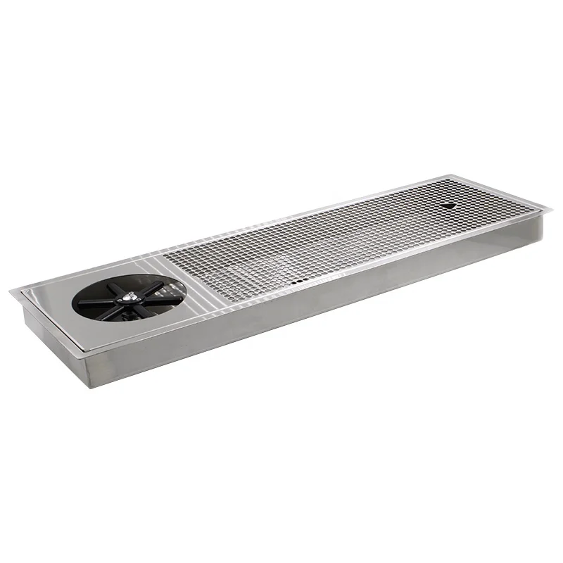Glass cleaning rinser aluminium drip tray custom beer drip tray