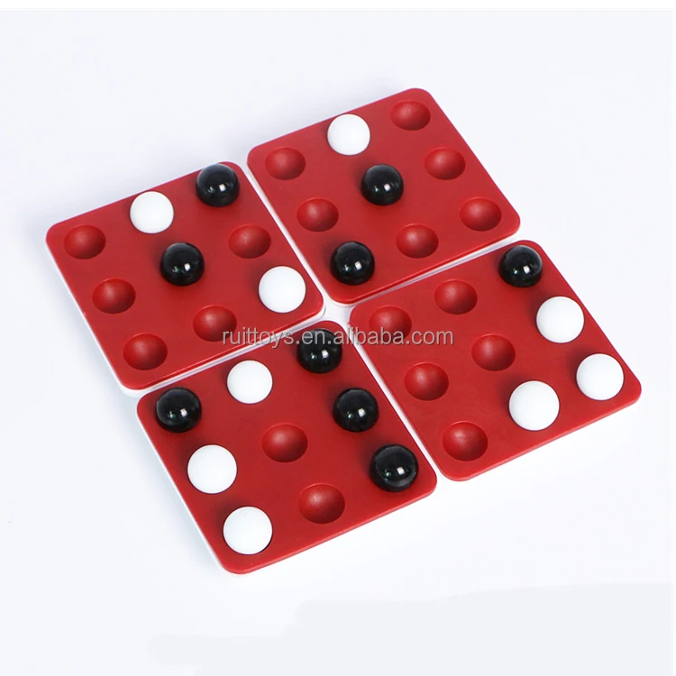 Children Intellectual Two Mind Twisting Game French Pentago Chess Board Game