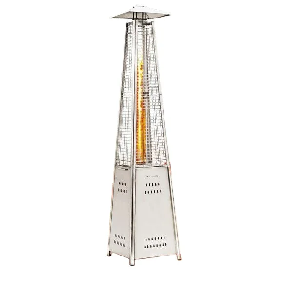 ISO 9001 Manufacturer garden triangle flame stainless steel patio heater