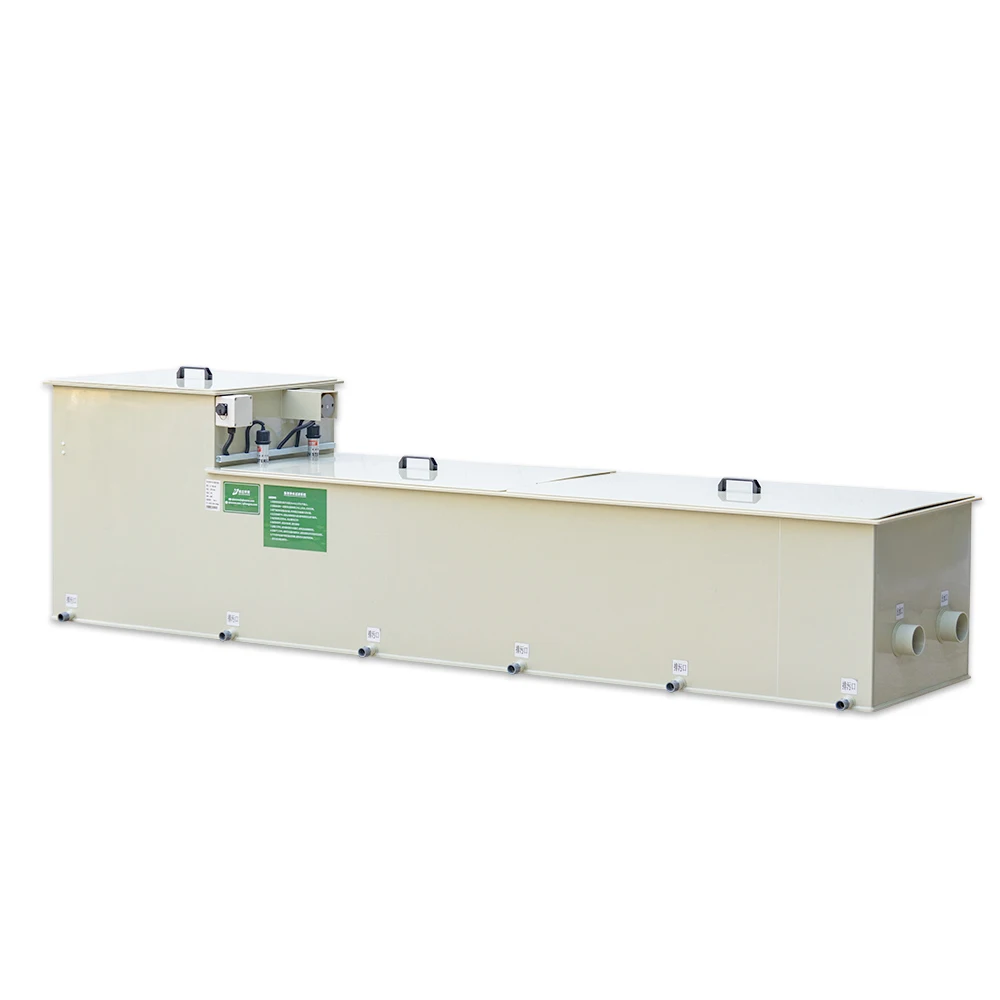 QihangRAS Garden Pond Filter Aquaculture Fish Farm Filtration System Bio Filtration 50m3/H Combi Rotary Drum Filter For Koi Pond