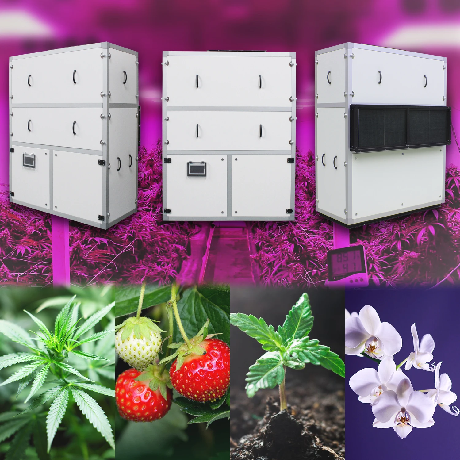 
Custom indoor farming greenhouse grow room dehumidifier 