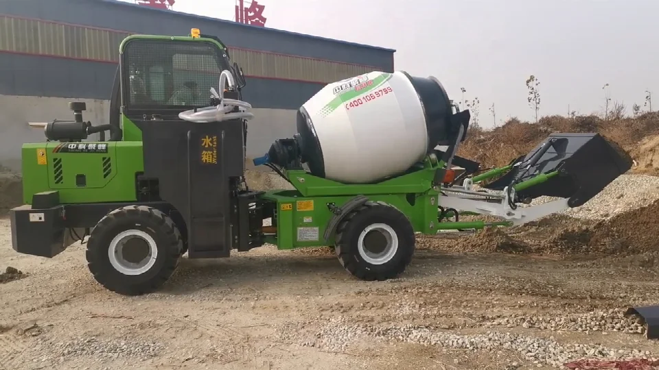 Zhongke Jufeng (Shanqi Group) 3.5 cubic meters A self-feeding mixer truck discharge faster without residue