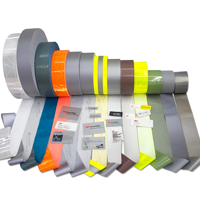 3M Reflective Material 8910 Reflective Fabric 3M Reflective Tape Strip for Safety Clothing