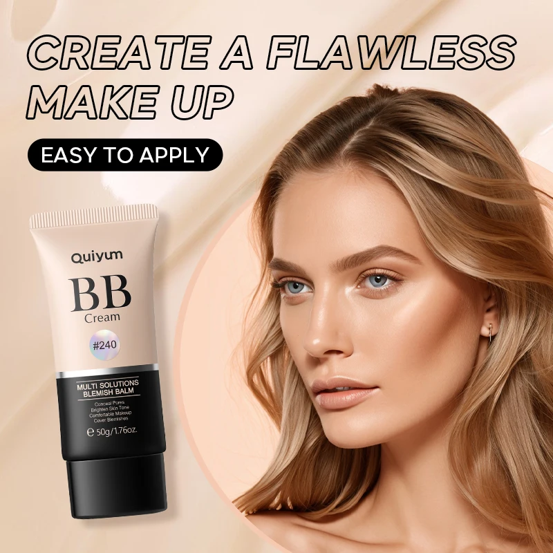 High Quality Natural Brightening BB Cream Foundation Liquid Full Coerage Lasting Moisturizing pearl whitening bb cream